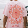 Feeling Candy Men's Staycation Slogan T Shirt, thumbnail 1 of 4