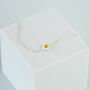Sterling Silver Dainty Daisy Charm Bracelet, thumbnail 1 of 6