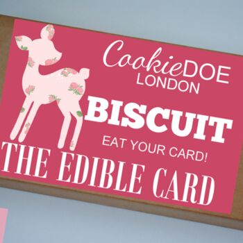 Personalised Edible Cookie Card, 5 of 5