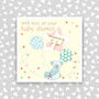 Baby Shower With Love Card, thumbnail 1 of 3