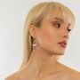 Celestial Kaleidoscope Baroque Pearl Gold Earrings, thumbnail 2 of 12