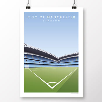 Manchester City City Of Manchester Stadium Poster, 2 of 8