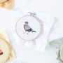 Pigeon Cross Stitch Kit, thumbnail 2 of 3