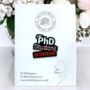 Phd Survivor Academic University Graduation Enamel Pin, thumbnail 1 of 9