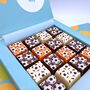 Personalised Chocolate Message With Mosaic Footballs, thumbnail 2 of 5