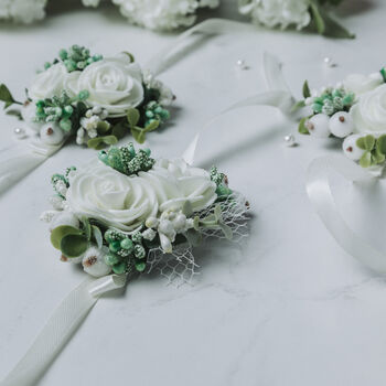 Wedding Flower Accessory In Lime, 7 of 12