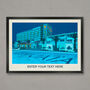 Personalised Ushuaia Hotel Poster, thumbnail 1 of 6