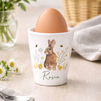 Personalised Easter Bunny Egg Cup, 4 of 7