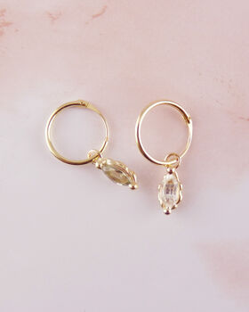 Marquise Hoop Charms, 3 of 5