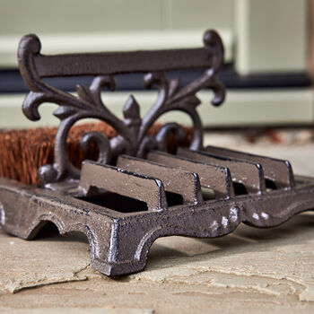 Iron Garden Boot Brush And Scraper, 6 of 6