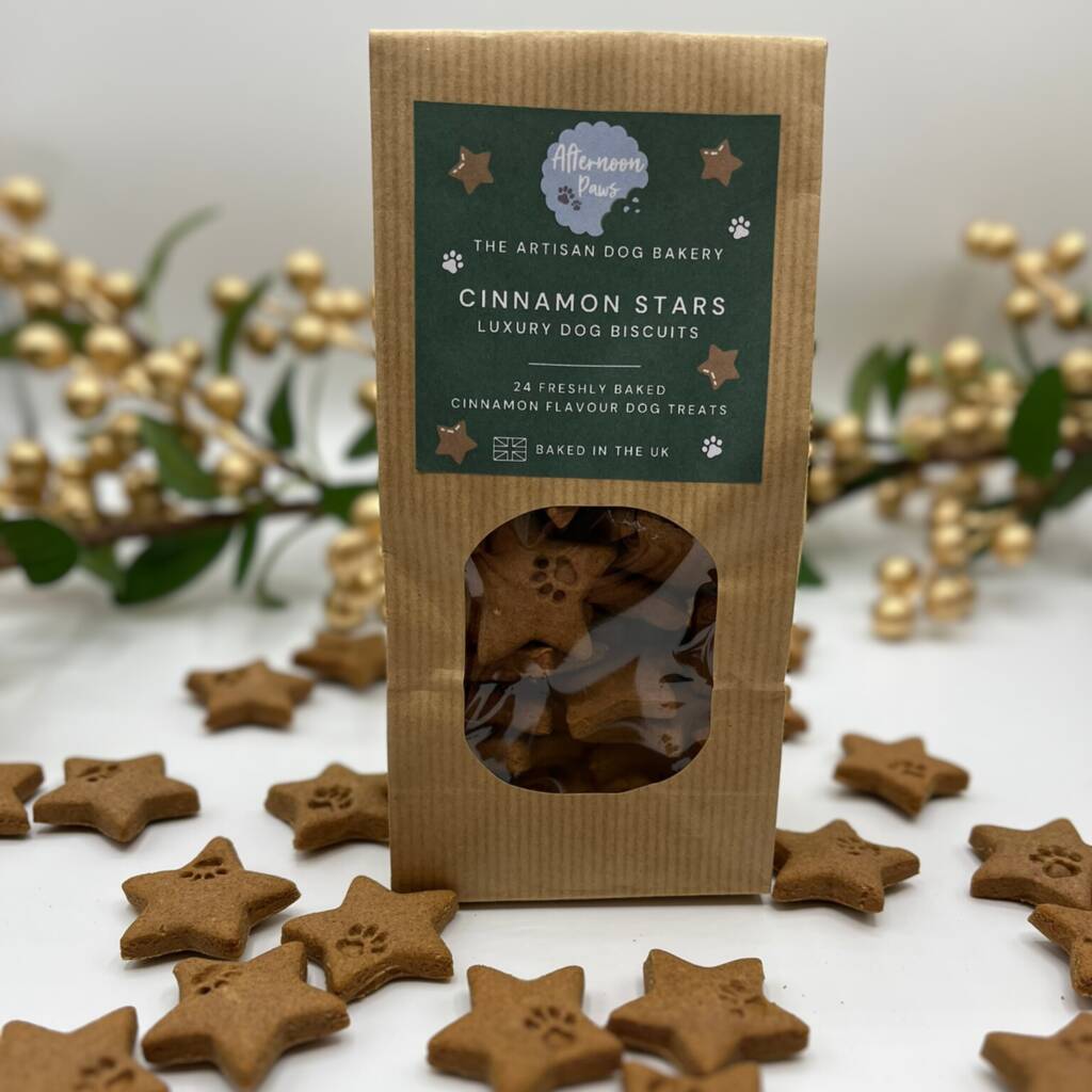 Cinnamon Stars Luxury Dog Biscuits