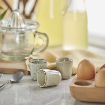 Set Of Four Stoneware Egg Cups, 2 of 2