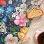 Floral Organic Cotton Tea Towel, thumbnail 1 of 4