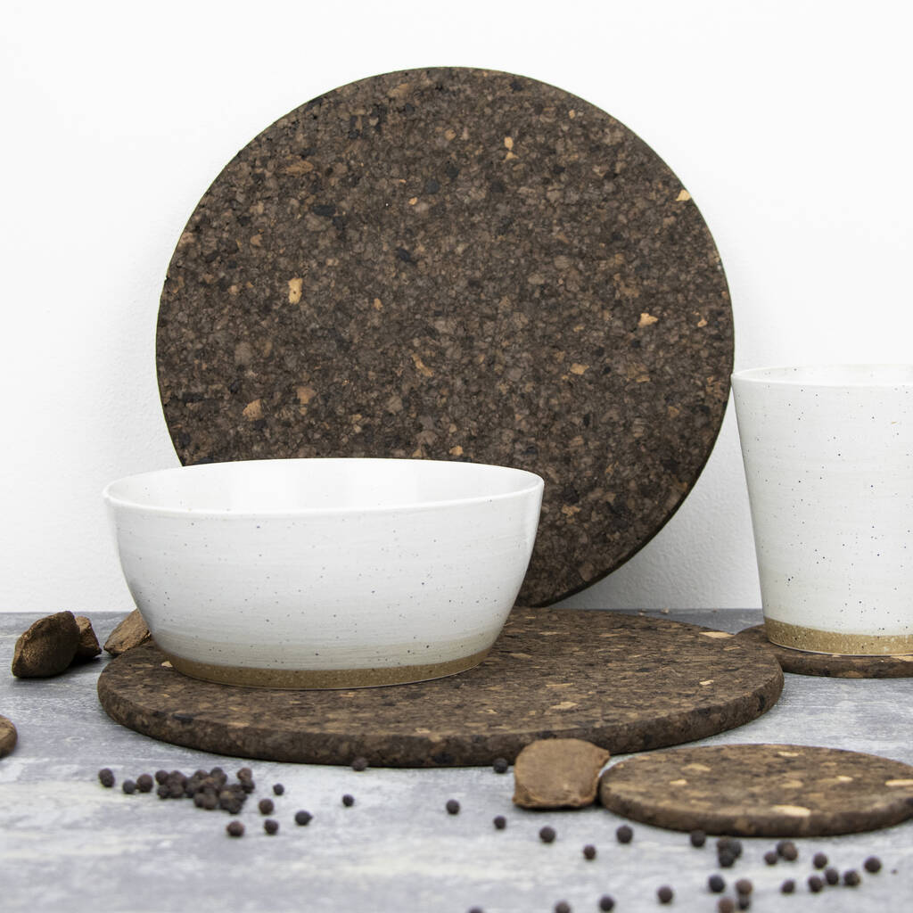 Smoked Cork Placemat Set Of Four By Liga