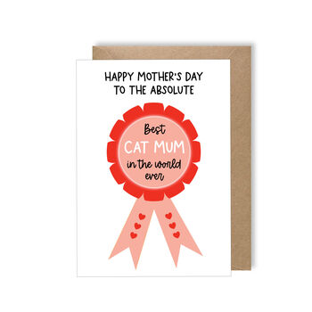 Mother's Day Card For Best Dog Or Cat Mum Ever, 2 of 3