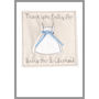 Personalised Bridesmaid Or Flower Girl Dress Card, thumbnail 7 of 11