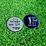 Personalised Stainless Steel Golf Ball Marker, thumbnail 1 of 5