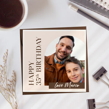 Personalised Dad Birthday Photo Card, 3 of 3