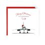 Husband And Wife Aviation Enthusiasts 747 Aircraft And Concorde Christmas Card, thumbnail 4 of 5