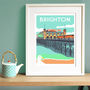 Brighton Pier Screen Print, thumbnail 1 of 2