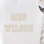Personalised Mrs Sweatshirt, thumbnail 2 of 2