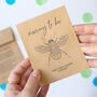 10 'Mummy To Bee' Wildflower Baby Shower Favours, thumbnail 1 of 6