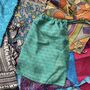 Handmade Sari Silk Beaded Necklace With Vintage Jhumka, thumbnail 8 of 8