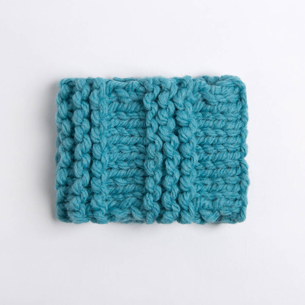Beginner Ribbed Cup Cosy Knitting Kit By Wool Couture