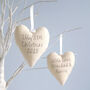 Personalised Baby's First Christmas Decoration Gift, thumbnail 2 of 12