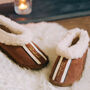 Sheepskin Slippers With Hand Painted Initials, thumbnail 2 of 2