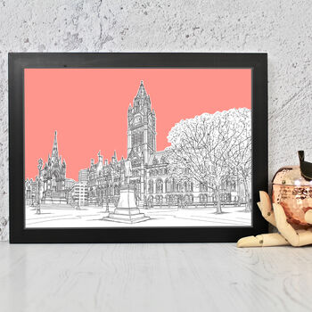 Manchester Town Hall Architectural Art Print, 7 of 10