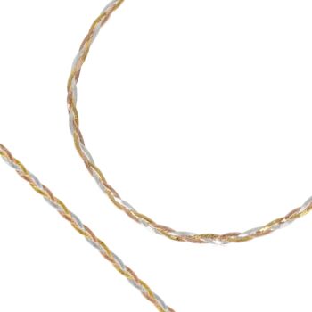 Spiral Sterling Silver Flat Necklace And Bracelet Set, 5 of 5