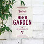 Personalised Herb Garden Metal Sign, thumbnail 1 of 6