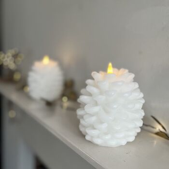 Pinecone LED Candle, 3 of 5