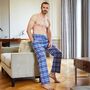 Men's 'Celt' Tartan Brushed Cotton Pyjama Trousers, thumbnail 1 of 4