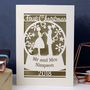 Personalised First Married Christmas Card, thumbnail 4 of 7