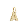 Yellow Gold Initial Pendant, thumbnail 1 of 12