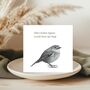 Robin Bird Sympathy Greeting Card, thumbnail 3 of 6