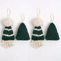 Oh Christmas Tree And Gonk Bauble Duo Easy Knitting Kit, thumbnail 6 of 10