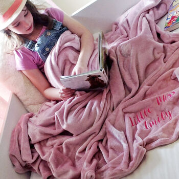 Personalised Master / Little Miss Children's Blanket, 3 of 8