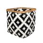 Black And White Bamboo Baskets, thumbnail 2 of 2