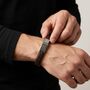 Men’s Personalised Engraved Leather Bracelet, thumbnail 1 of 8