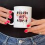Mood Mug With Floral Background, thumbnail 1 of 12