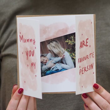 Personalised Favourite Person Photo Valentines Day Card, 5 of 10