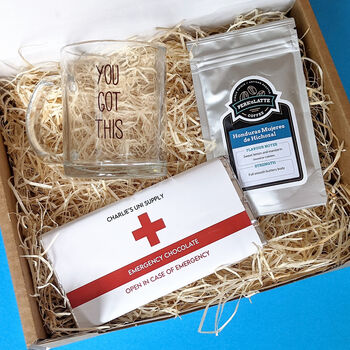Personalised Coffee And Chocolate Emergency Giftbox, 3 of 4