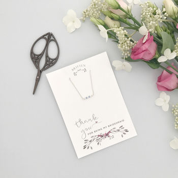 Bridesmaid 'Thank You' Gift Bracelet, 2 of 7