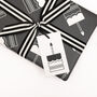 Luxury Black And White, Birthday Cake Wrapping Paper, thumbnail 2 of 5