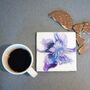 Sold Hand Painted Ceramic Coasters | Set Of Two/Four, thumbnail 2 of 9