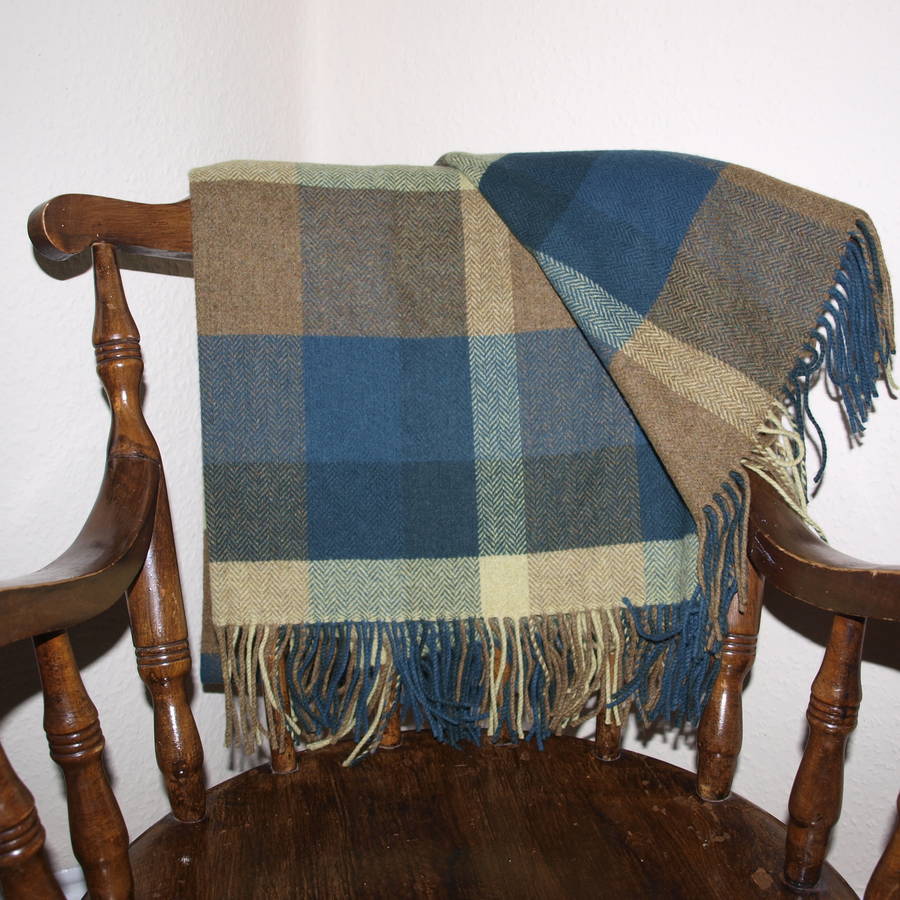 fine lambswool throws by lily&kirkby