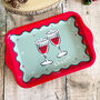 Elegant Christmas Small Serving Drinks And Canape Tray, thumbnail 6 of 9